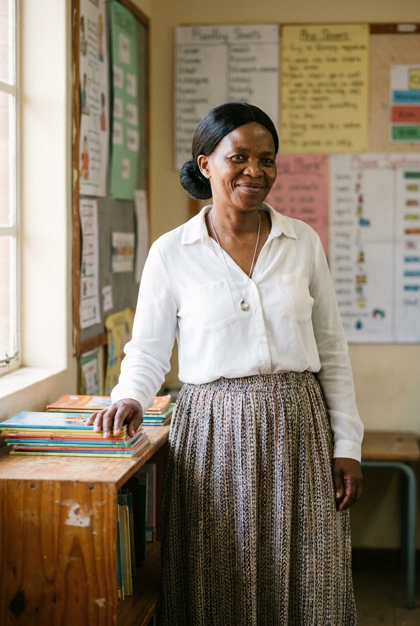 Portrait of Mrs. Nomusa Dlamini, Deputy Principal