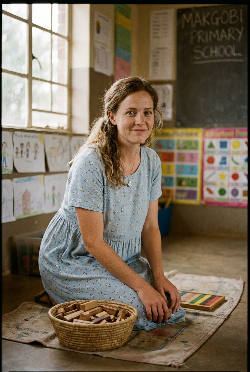 Portrait of Ms. Annelie van der Merwe, Grade R teacher